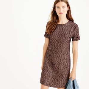 NWT JCrew Collection Rose Gold Tweed Dress XS